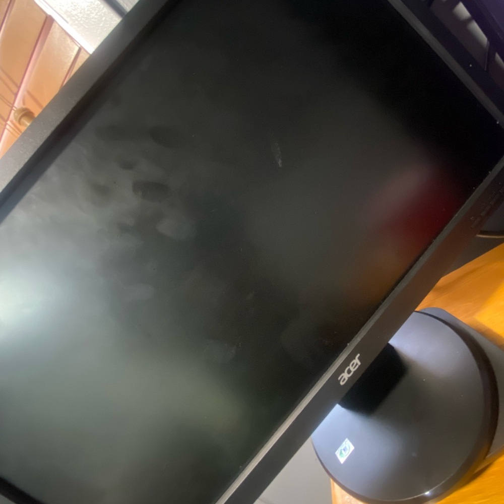 Acer Black Computer Monitor